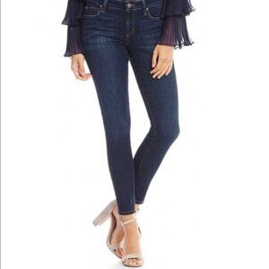 Revolve Joe's Jeans Women's Icon Skinny Ankle Jeans Mid Rise Denim Dark Wash